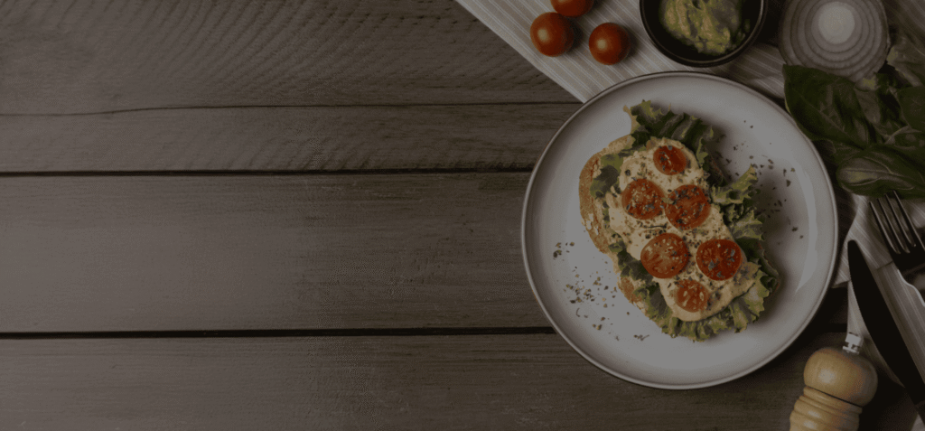 Avocado Bruschetta with Parma i sam and Poached